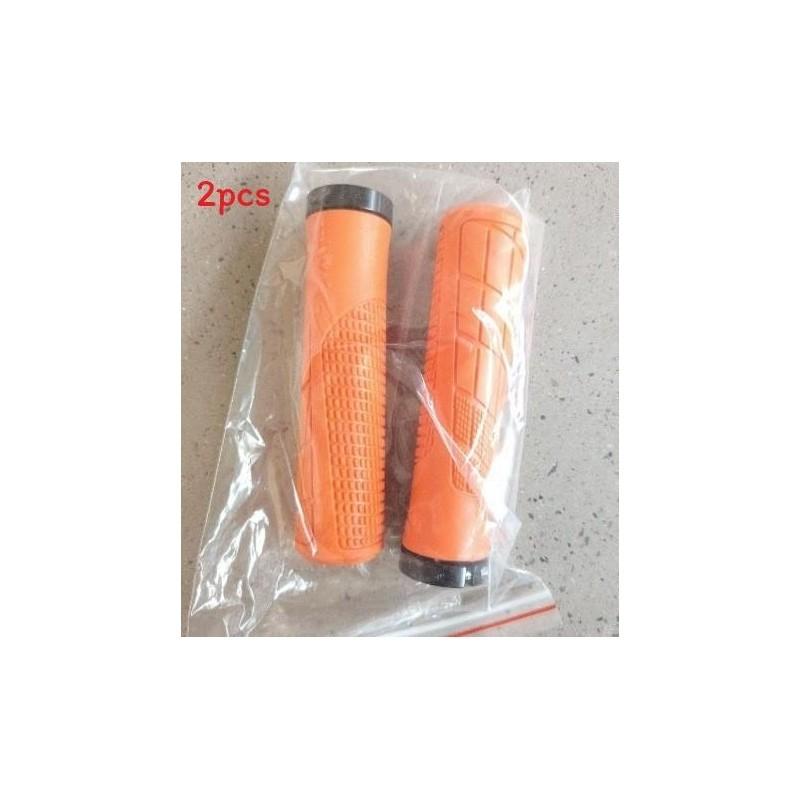 Bicycle Rubber Handlebar Grip With Antislip Silicone Sleeve For Mountain Bike Riding Accessories