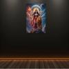 Rahmenlose Leinwand-Wandkunst: Indische Götter & Buddhas für Eingang & Wohnzimmer