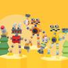 MOC My Singing Monster Baustein-Sets Musik Roboter Chor Spiel Steine Cartoon Monster Steine Montage Spielzeug Kinder Geburtstagsgeschenk