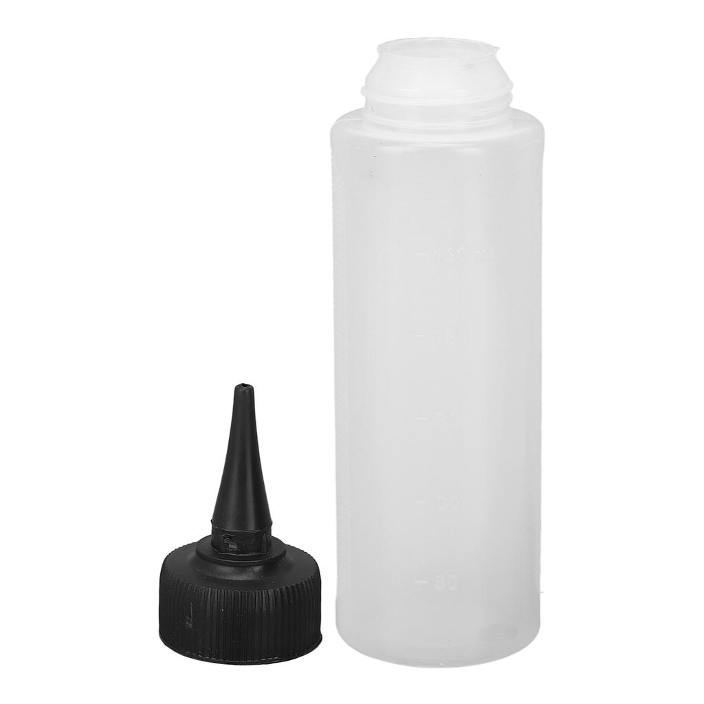 3pcs Hair Color Shampoo Applicator Bottle Refillable Hair Salon Squeeze Bottle with Cover