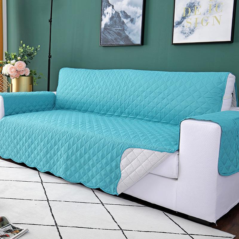 Newly Upgraded Pet Sofa Cushion Sofa Protective Cover with Two Pockets