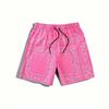Pantaloncini da spiaggia casual da uomo traspiranti vintage con stampa di personalità hip hop high street streetwear