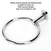 Wall Mounted Towel Ring Stainless Steel Bathroom Round Towel Rack Holders Accessory