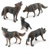 Realistic Pvc Roaring Wolf Model Perfect For Home Decor And Desktop Display