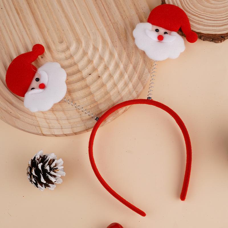 Świecące Świąteczne Akcesoria do Włosów Bałwana: Świecąca opaska i spinka do włosów dla dorosłych i dzieci