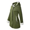 Women's Solid Color Thickened Lambswool Mid-Length Cotton Jacket