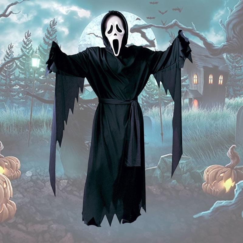 Halloween Child Scream Cosplay Costume Mask Parties Events Terror Roleplaying