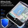 Transparent Ultra Thin Cover Slim Sturdy Scratchproof Hard PC Phone Case for Samsung Galaxy Z Flip 3 4 5 6 7 Clear Back Cover