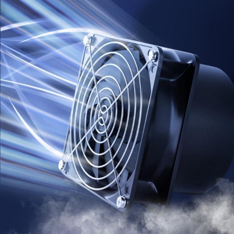 11.8cm Adjustable Speed Exhaust Blower Fan Kit Ventilation Blower For Electronics Repair And 3D Printing Applications