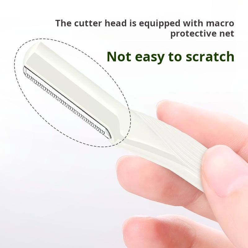 KOOBAPLUS 4-Piece Eyebrow Razor Set - Beginner-Friendly with Anti-Scratch Safety Guard
