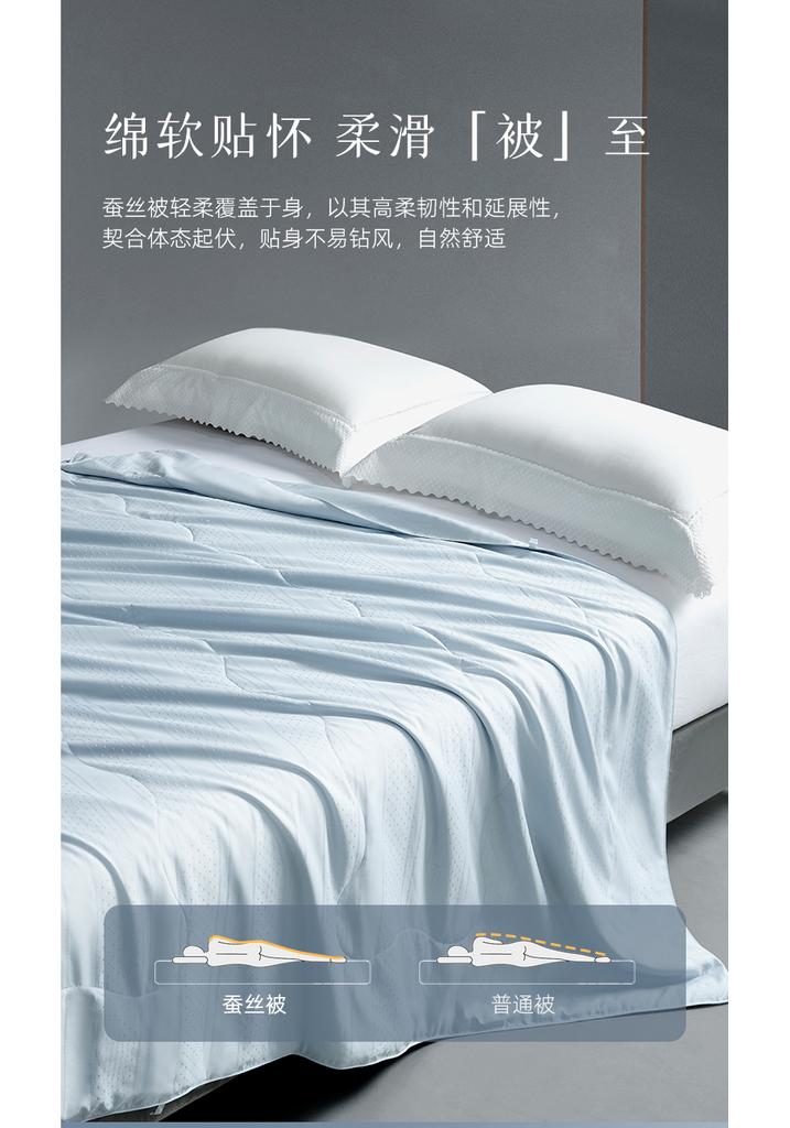 Mengjie Home Textile Class A Antibacterial 100% Silk Quilt