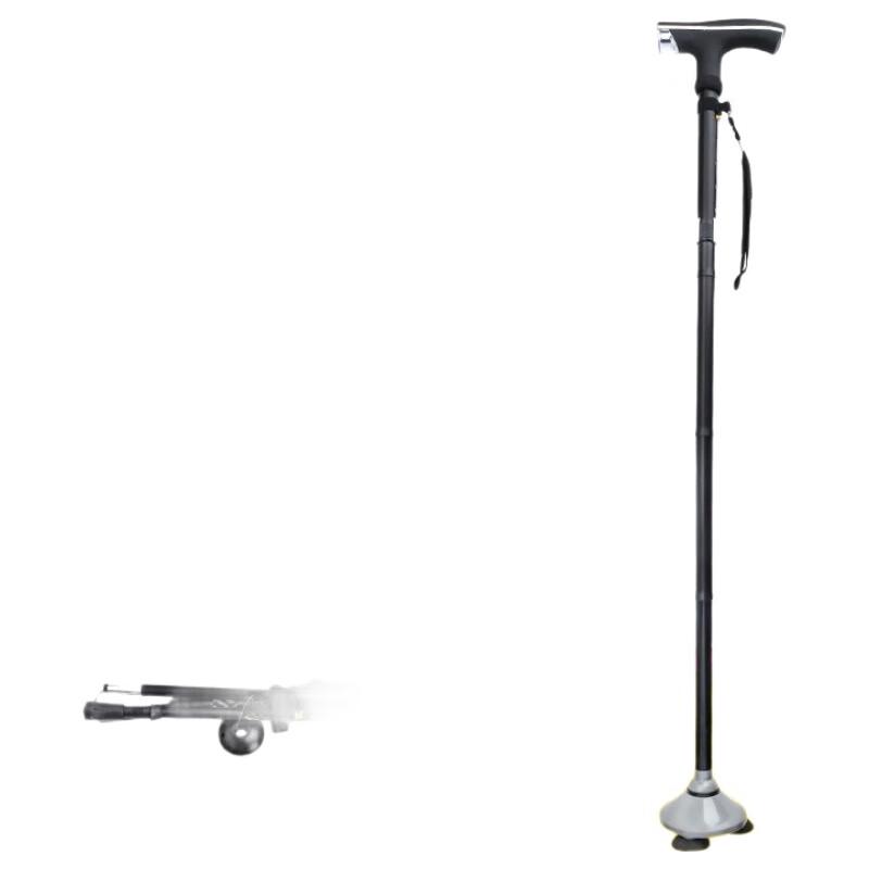 Folding Adjustable Anti-slip Walking Cane for Seniors