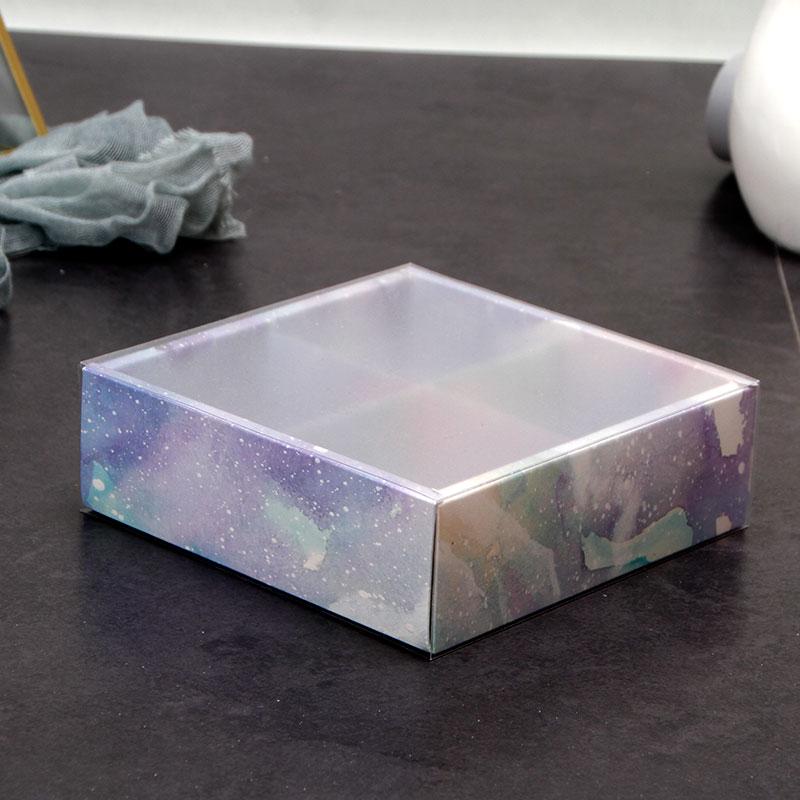 Starry Sky Yolk Pastry & Mooncake Gift Box: 63-80g Western Pastry & Snow Skin Mooncake Paper Packaging