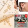 Coral Animal Design Alloy Earrings For Women Trendy Spring 2025