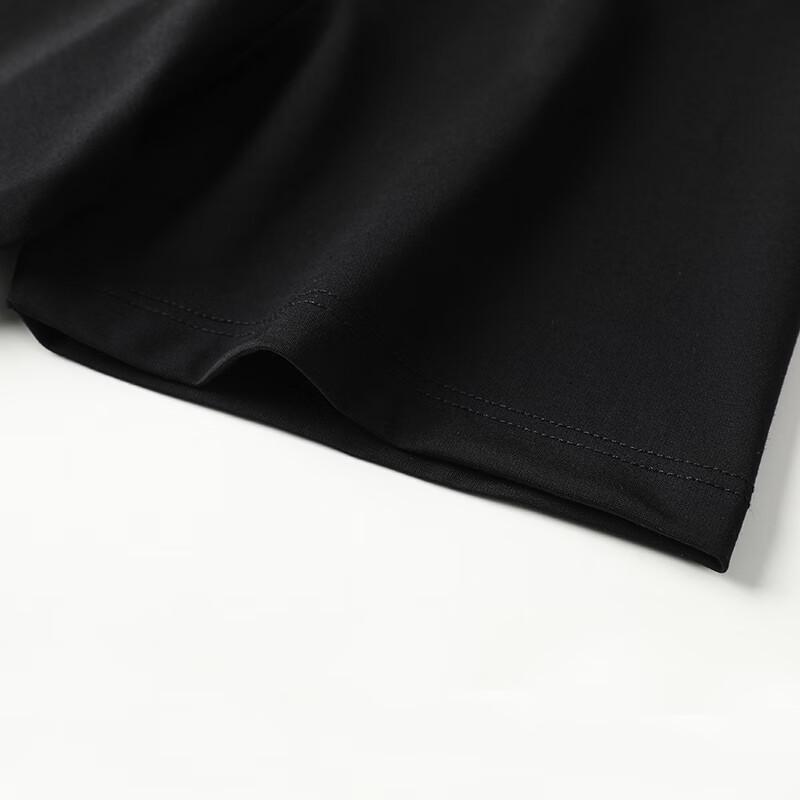 Dibenze Men's Plus Size Summer Silk Blend Short-Sleeve T-Shirt