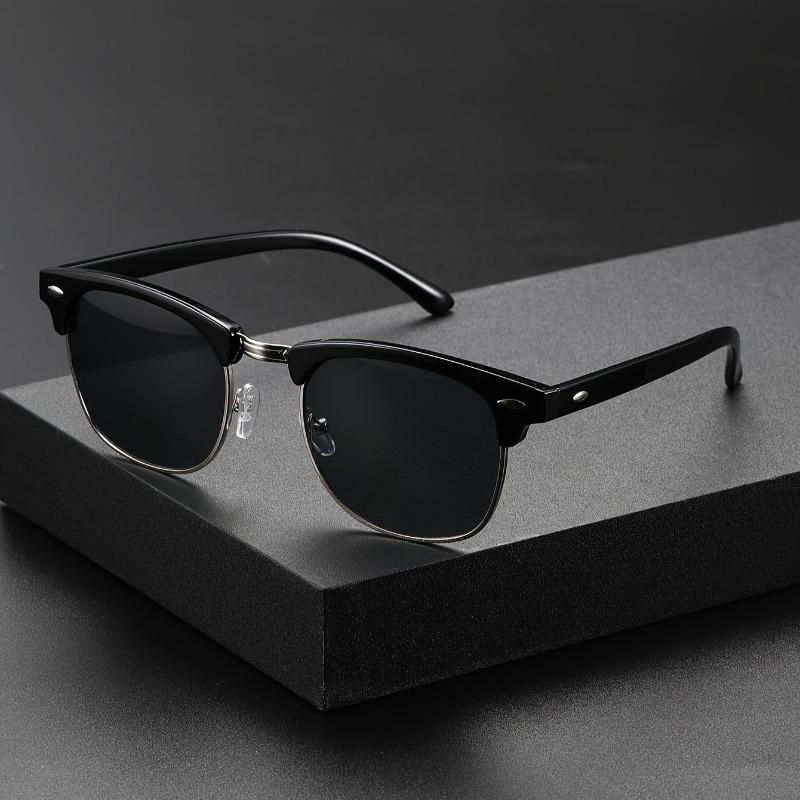 Classic Oval Frame Fashionable Glasses for Men and Women Outdoor Sports Parties Vacations Travel Driving