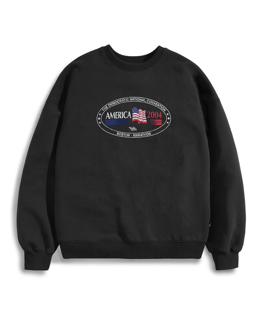 Peullukeu Running Crew Sweatshirt Black Fmt3085-Z