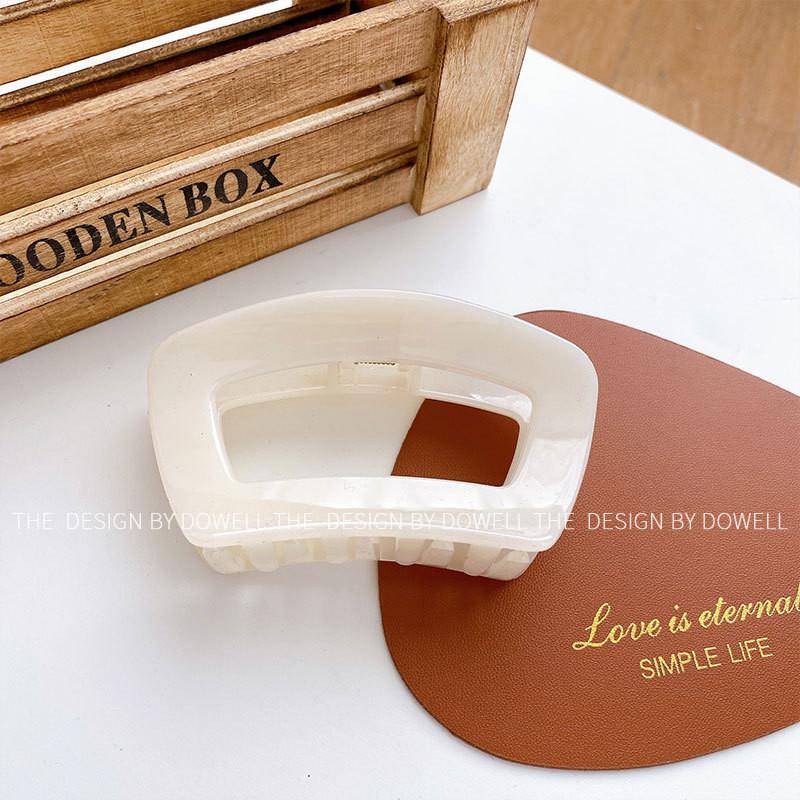 Elegant Vintage Hair Claw Clips For Women Handcrafted Minimalist Design In Deep Gray And More