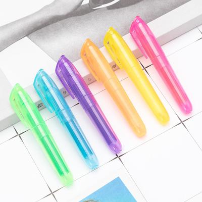 Colored Single-Head Fluorescent Marker for Student Journals and Doodling
