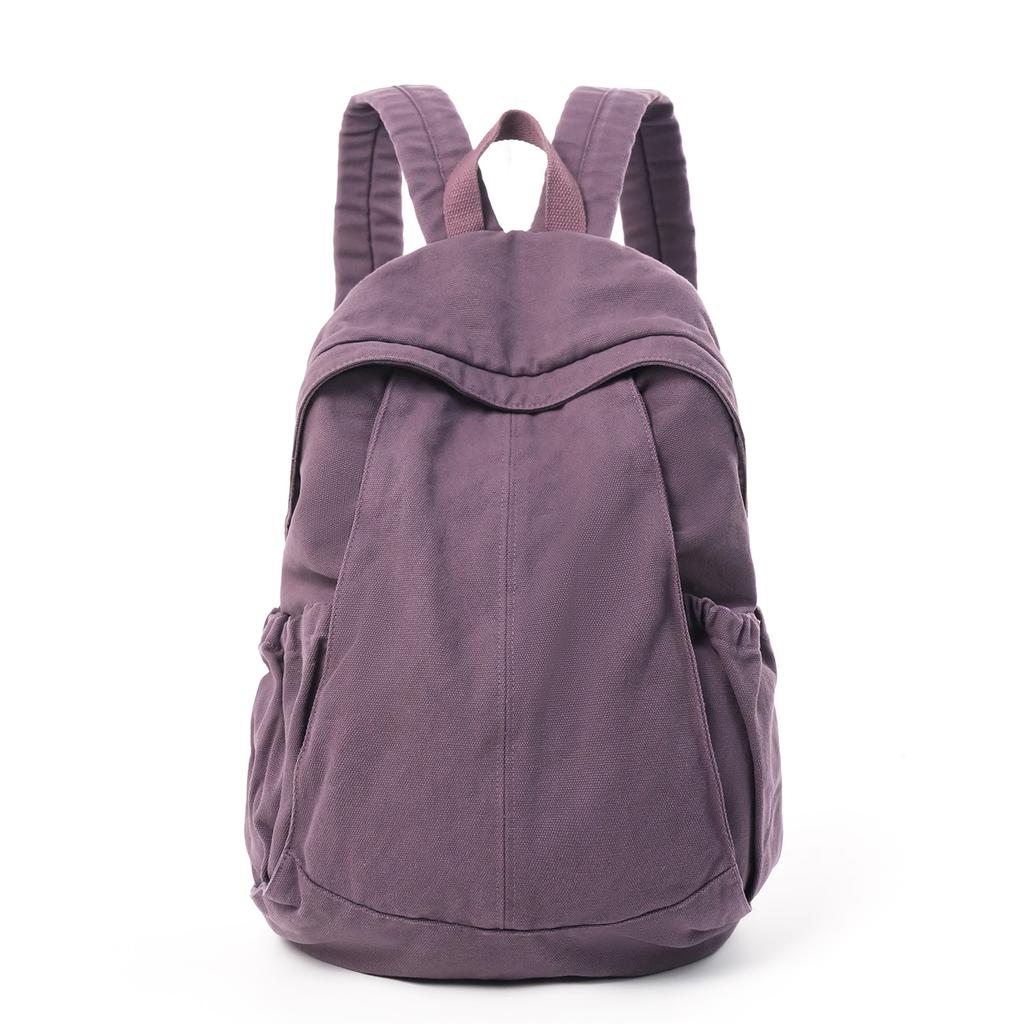 Spring Canvas Backpack Women's Leisure Large-capacity Travel Bag College Sports Schoolbag Men