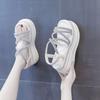 Fashion 2025 Spring/Summer New Interior Height Roman Sandals Women's Thick Bottom Fashion Sponge Cake Slope Heel Sports Sandals