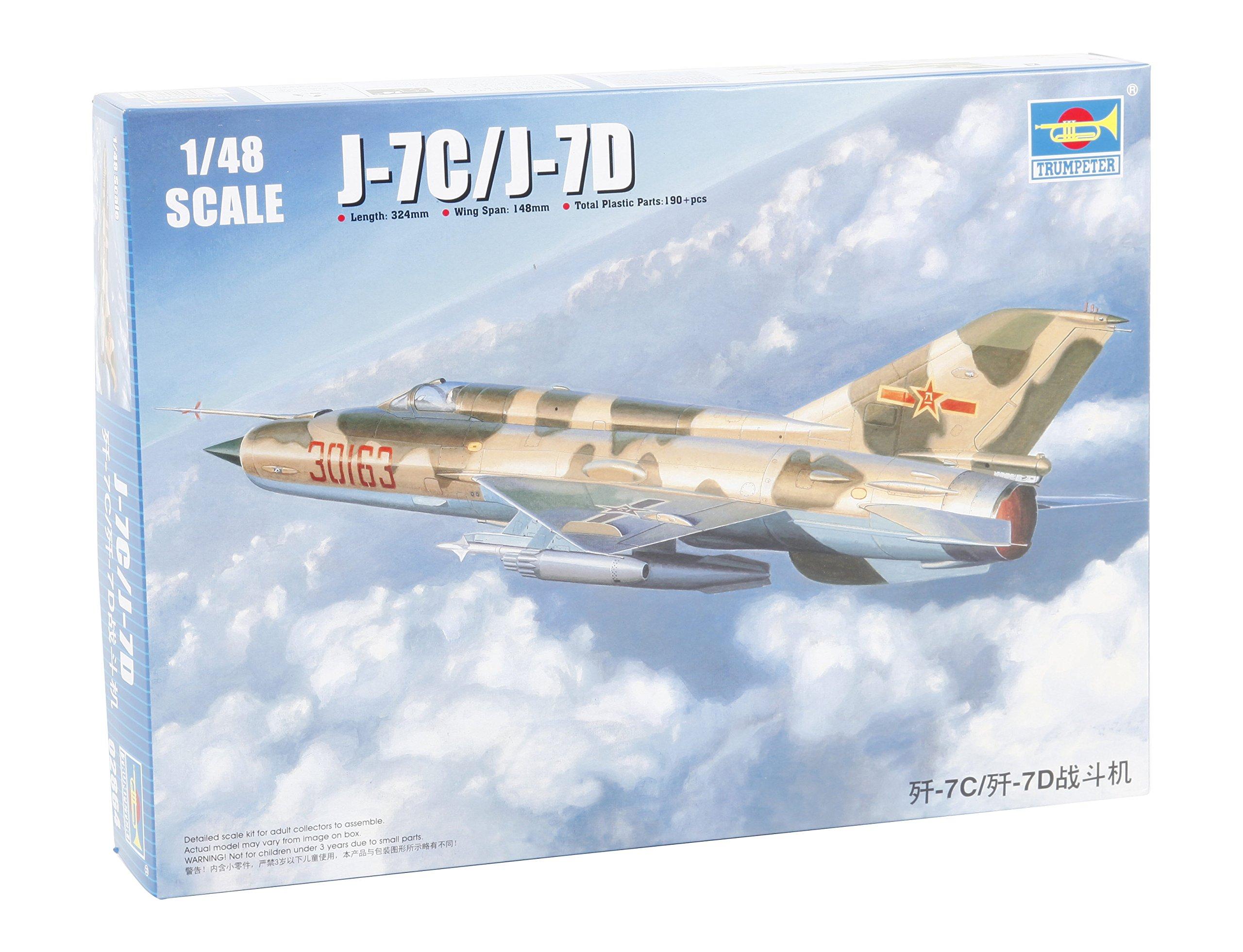 

Trumpeter 1/48 Chinese Air Force J-7C/D Multi-Role Fighter