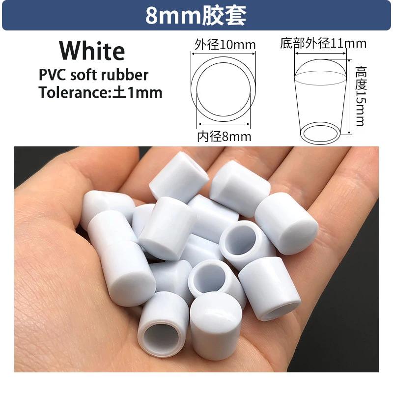 Tampão de Tubo de Borracha Macia de PVC Fio de Ferro Fio de Aço Plástico Fita Protetora Cabide Tubo Anti-Colisão Manga de Tubo Manga Redonda de Borracha