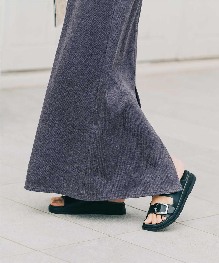 Layered Dress BHXN2383 S Charcoal [Yours] 2-Piece