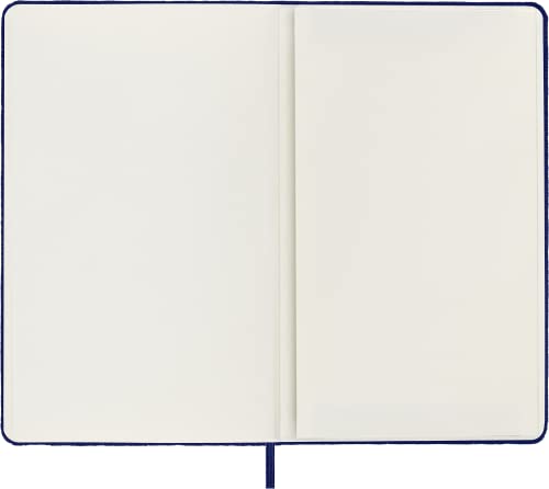 Moleskine Velvet Collection Notebook, Hardcover, Horizontally Ruled, Large Size, Purple (LCNBVELVQP060B)