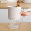 1Pcs Cutlery Storage Holder Plastic Multi Functional Drain Chopstick Tableware Knife Spoon Fork Chopstick Container Kitchen Tool