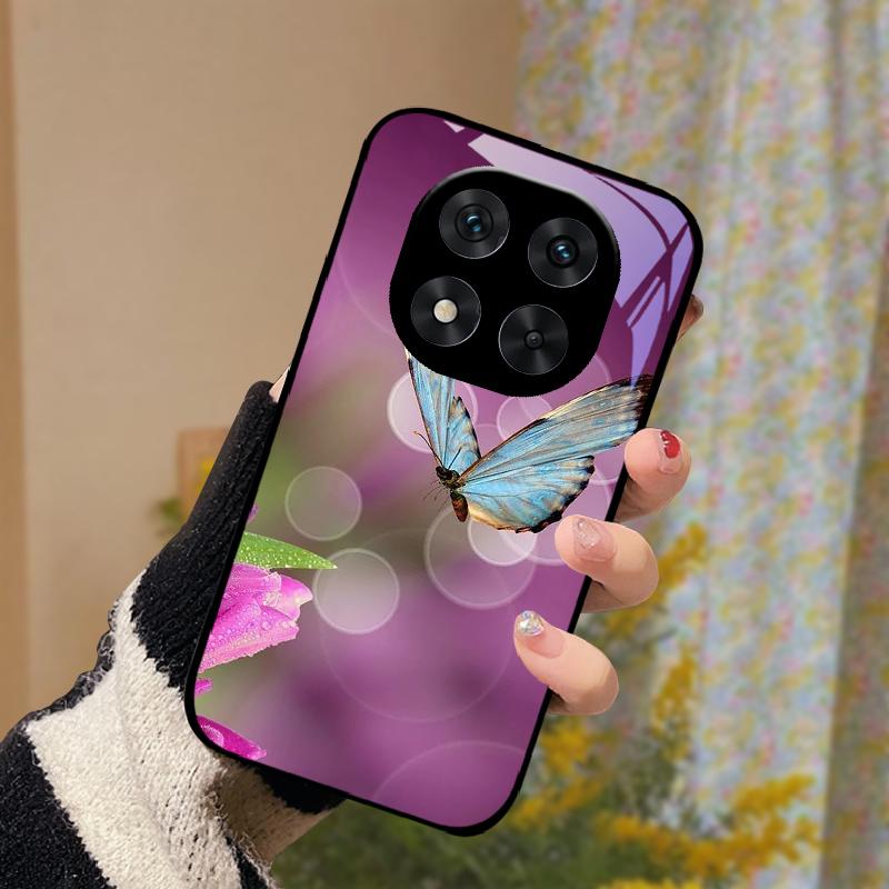 Pro Poco X5 / X6 / X7 Pouzdro Tvrdý PC Tvrzené Sklo Kryt Telefonu Pro Xiaomi Poco X7 Pro 5G Módní Luxusní Skleněné Ochranné Skořápky