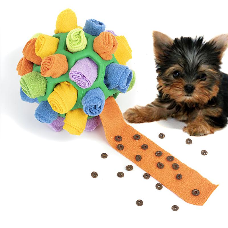 Polar Fleece Interactive Snuffle Hiding Food Durable Sniffle Interactive Treat Game Anti-demolition Toys Portable Slow Feeder