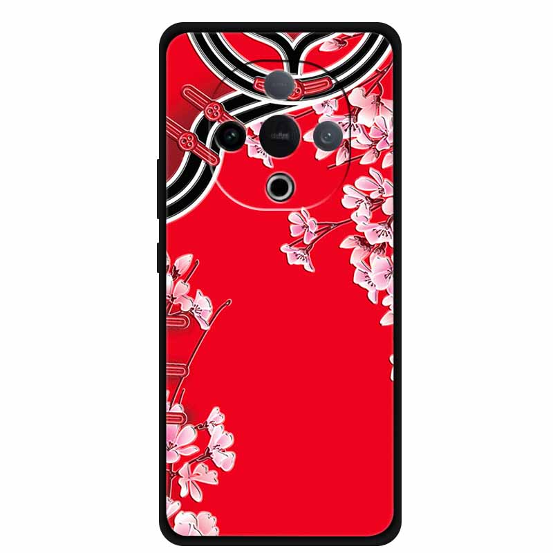 For Vivo Y300 5G Case 3D Emboss Flower Black Silicone Soft Back Cover Case For Vivo Y300C 2025 Phone Case 6.77" Coque Shell Para