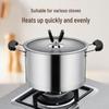 Baishide Aston 22CM Nerezový polévkový hrnec