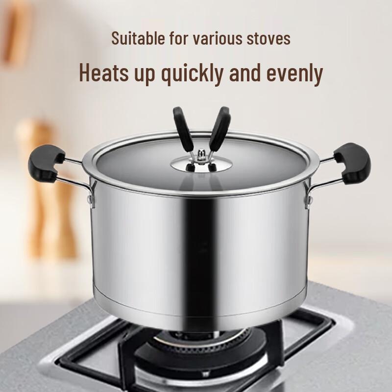Baishide Aston 22CM Stainless Steel Soup Pot
