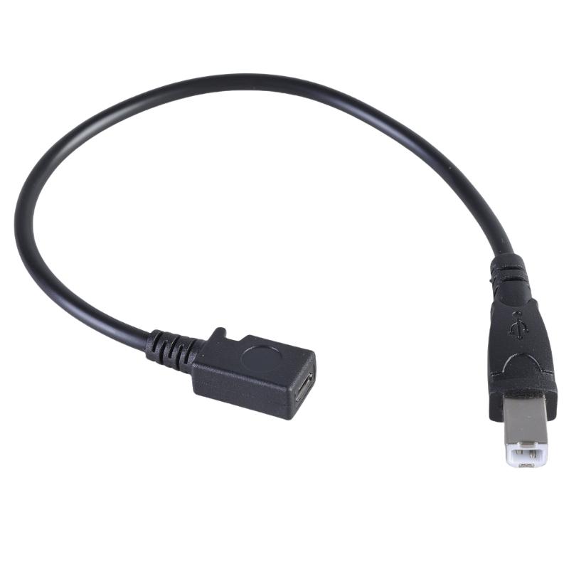 29cm USB 5Pin Data Sync Cable USB 5Pin Female to USB B Male Adapter Cable for Printer Scanners Musical Instrument