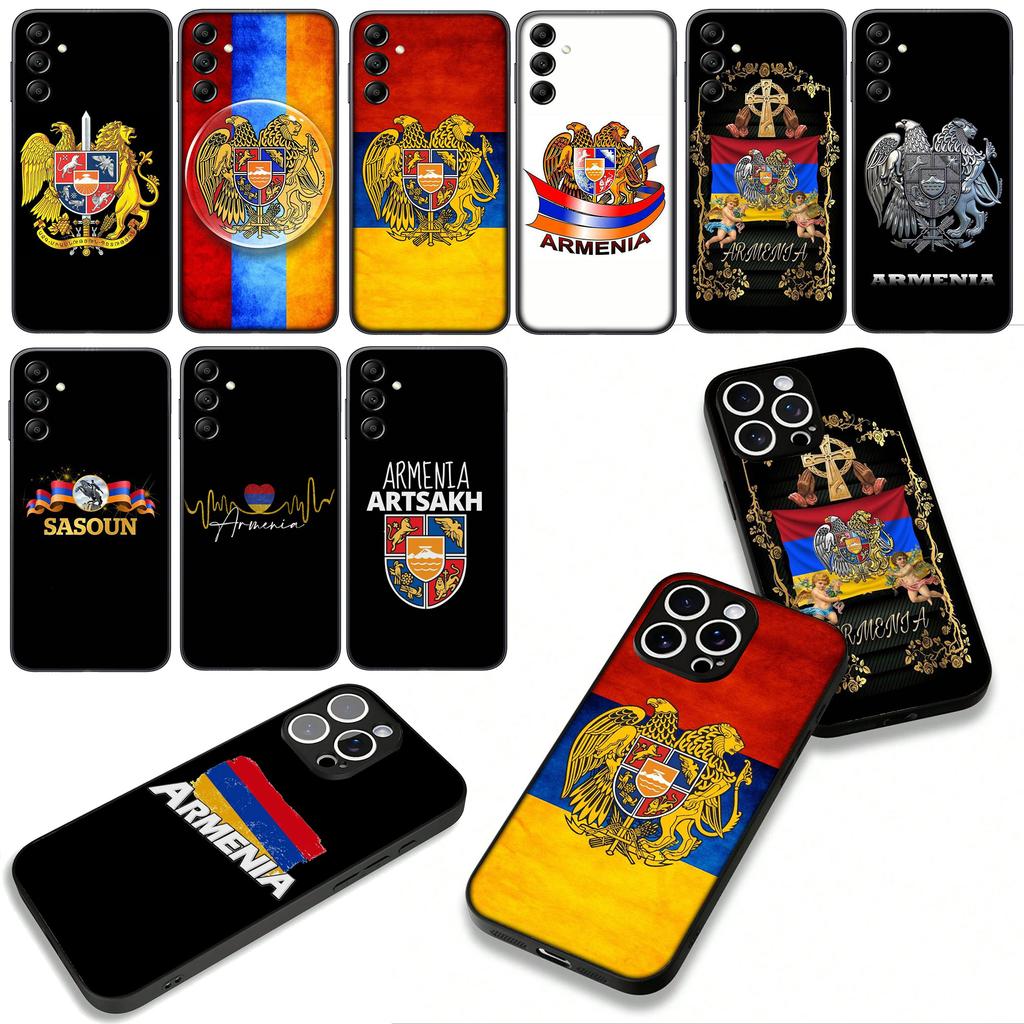 Cover for Samsung Galaxy A25 A37 A57 A12 A14 A31 A41 A50 A51 A70 A71 A72 A21S A04 M15 Note 20 9 8 10 Case Flag Armenia Armenians