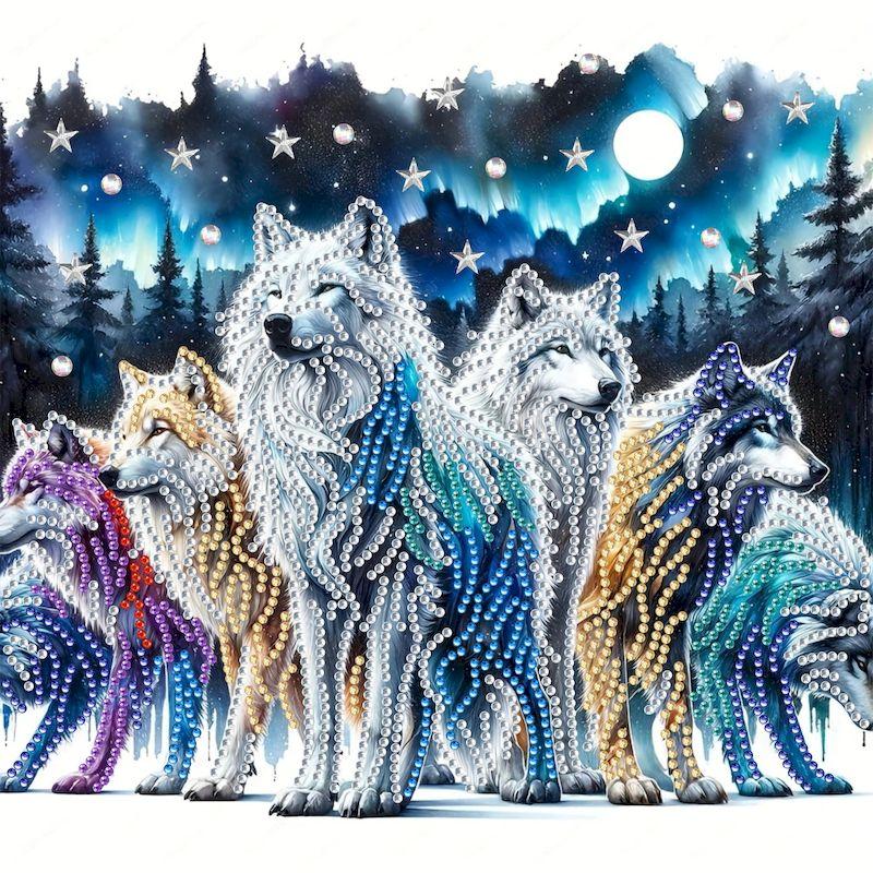 5D Special Shaped Diamond Painting Kit for Adults Full Drill Diamond Art Embroidery DIY Crystal Rhinestone Mosaic Unique Gift