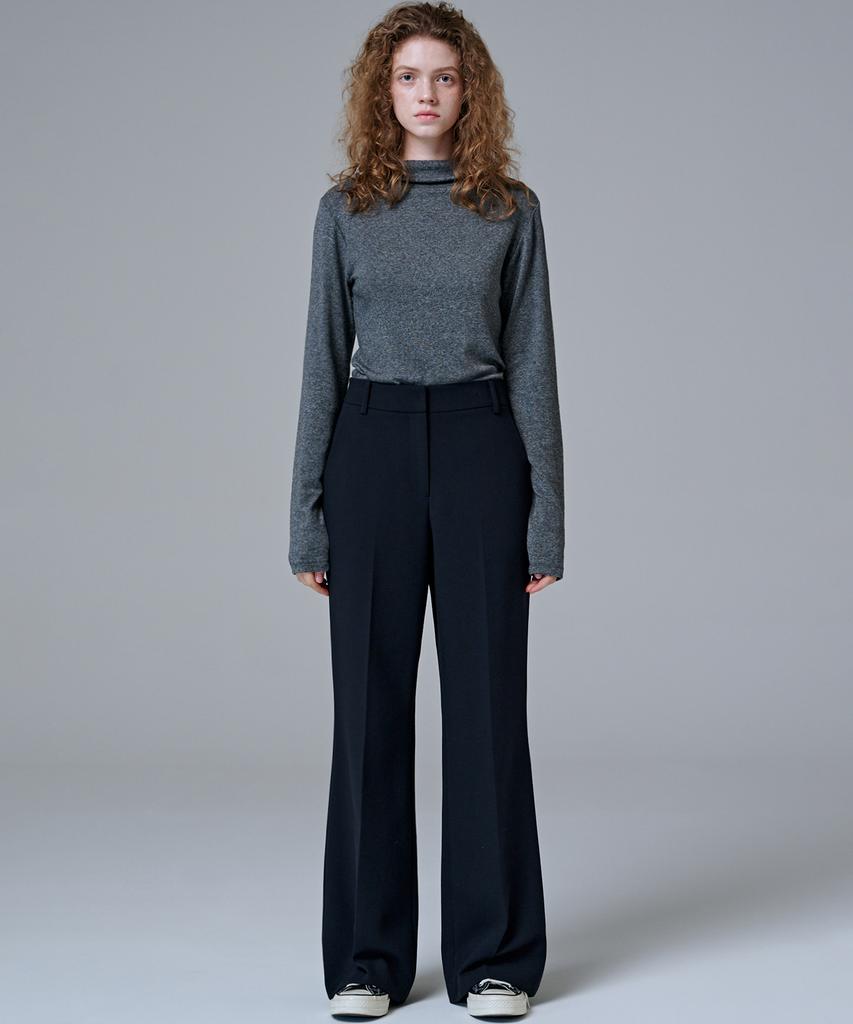 Marop 2164 Stretch Flare Pants (Navy)
