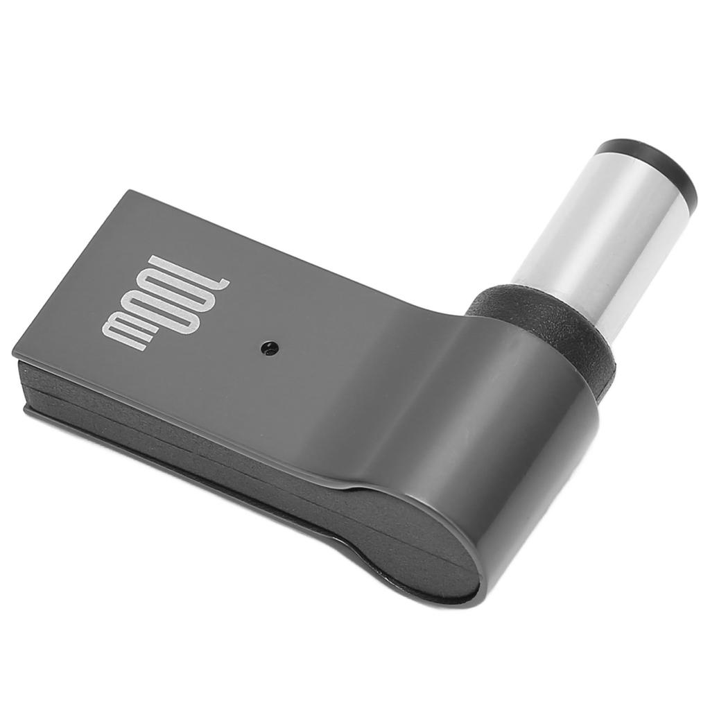 Right Angle PD 100W Adapter 5A 100W 18.5V‑20V Laptop Type C Female To Male Adapter for HP Laptop with Aluminum Shell