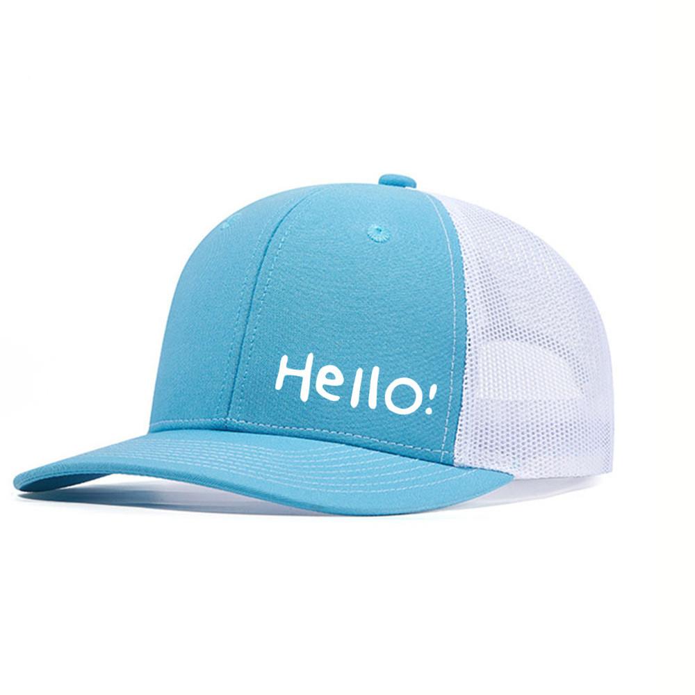 Casual Mesh Baseball Cap With Adjustable Fit For Summer Sun Protection