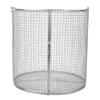 Stainless Steel Instrument Sterilization Basket Case Lab Supplies with HandleRound 150x150x150mm