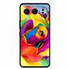 Case For Honor 500 Pro 5G 2025 Fashion Black Edge Soft TPU Silicone Covers For Honor 500 Pro Cases Painted Flowers Shells Fundas