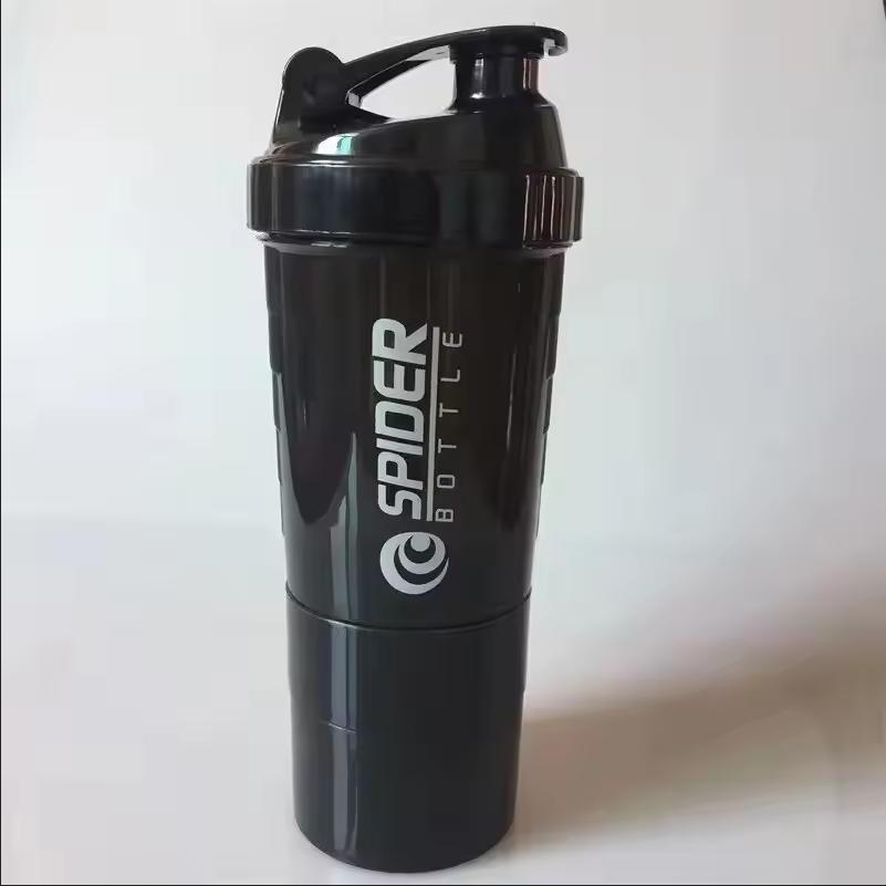 Shaker Cups Portable Protein Powder Shaker Water Bottles Outdoor Sports Milkshake Kettle Gym Fitness Mixing Shake Bottle