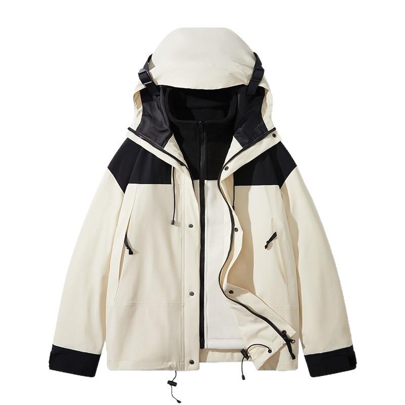 Jackets Couples Spring and Autumn Men's and Women's Hooded Jackets