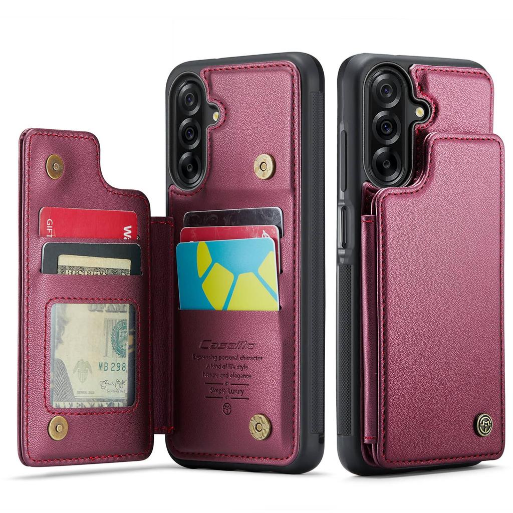 For Samsung Galaxy A17 Case with Card Holder Wallet Case with PU Leather Kickstand Card Slots RFID Blocking,Magnetic Clasp Cover
