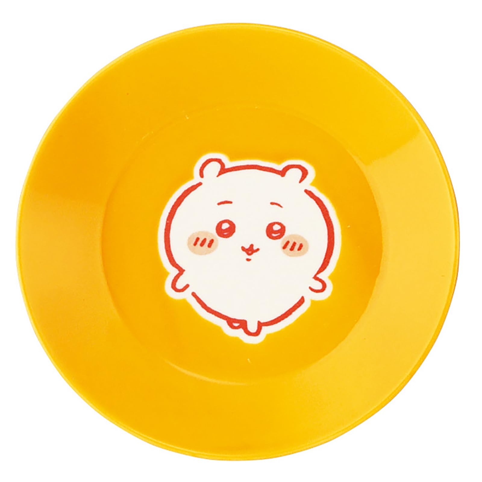 Officially licensed Chiikawa small diameter x Chiikawa microwave and dishwasher made in plate, 13.5 2cm, Colors, safe, Japan, yellow, CKW11-257
