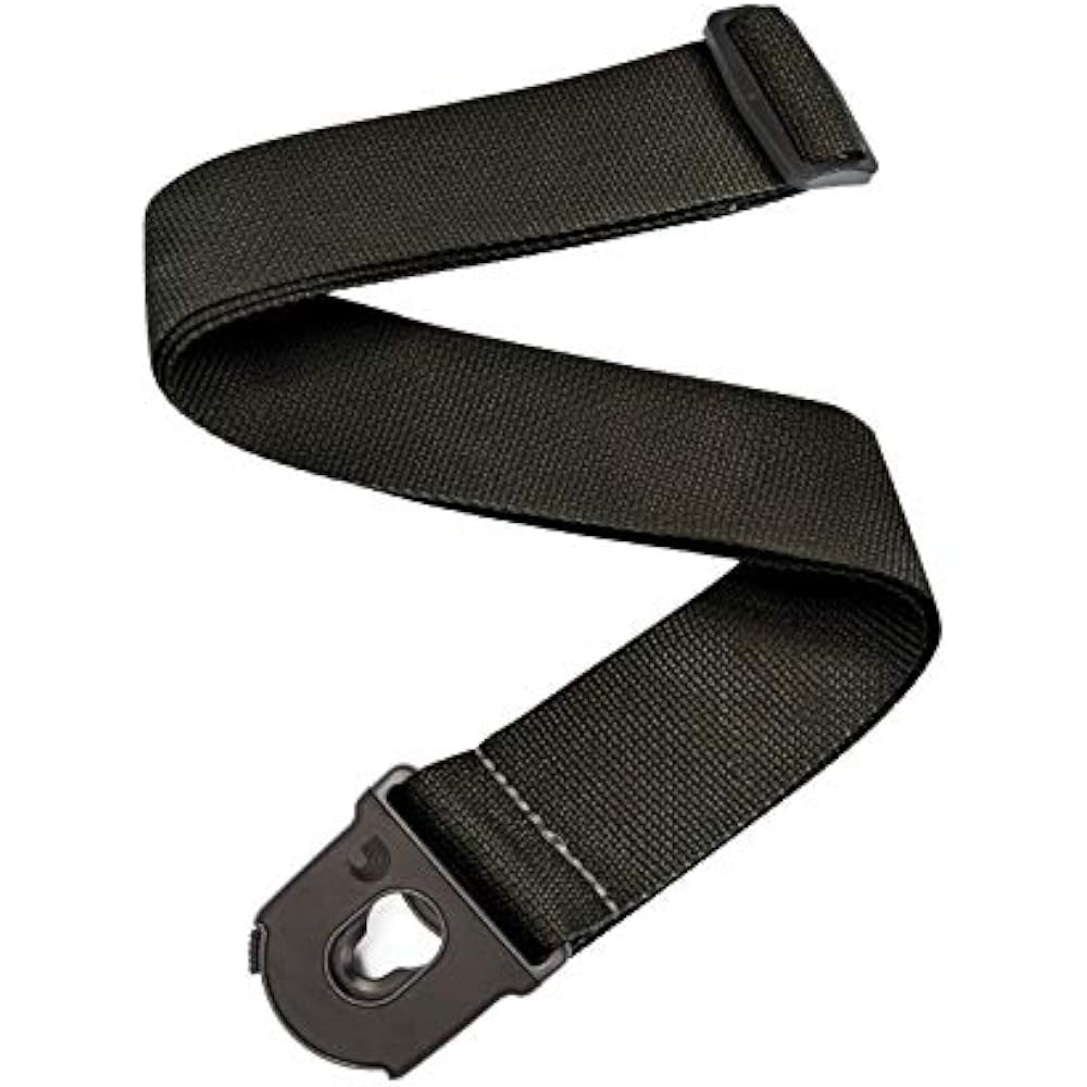 D'Addario Daddario Guitar Strap Poly-Pro Guitar Strap Planet Rock PWSPL200 Black [Domestic Genuine]