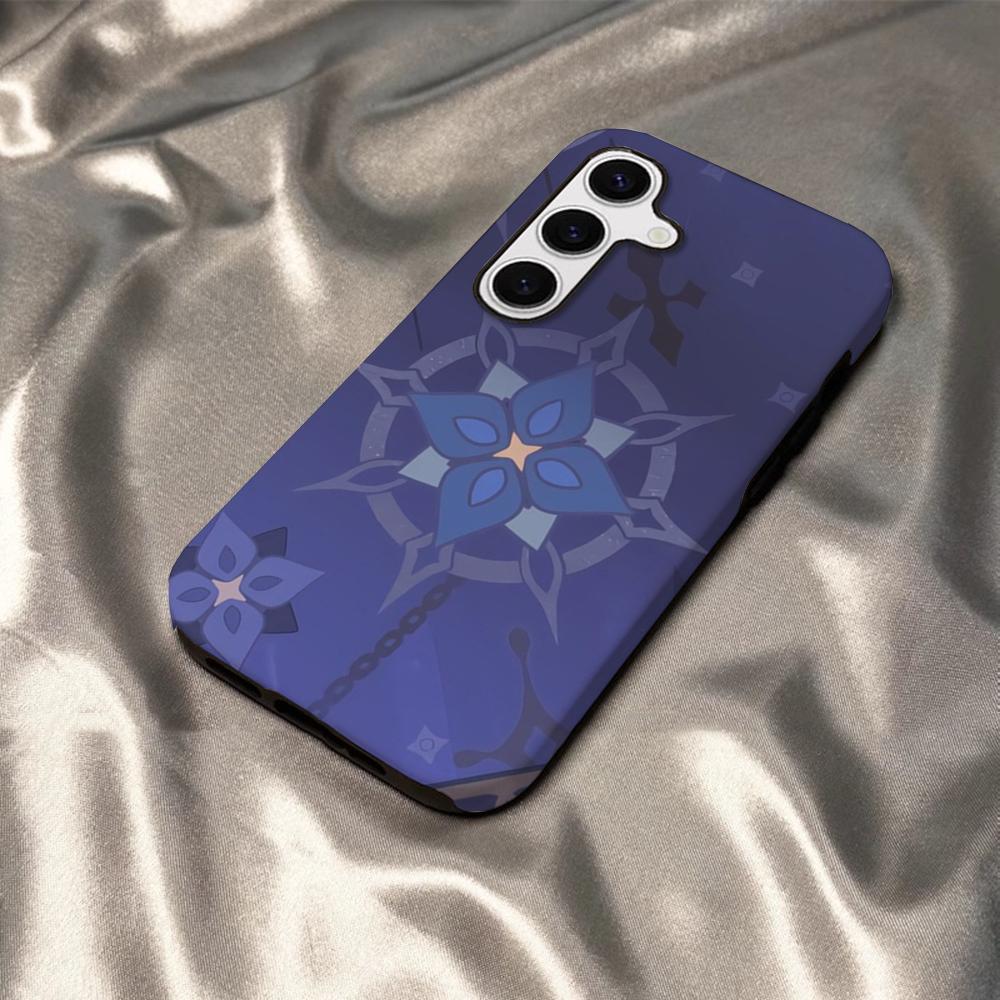 Game Genshin Impact Phone Case For Samsung S25 S24 S23 S22 S21 Plus Ultra A56 A36 A26 A16 Glossy HD Hard PC Cover