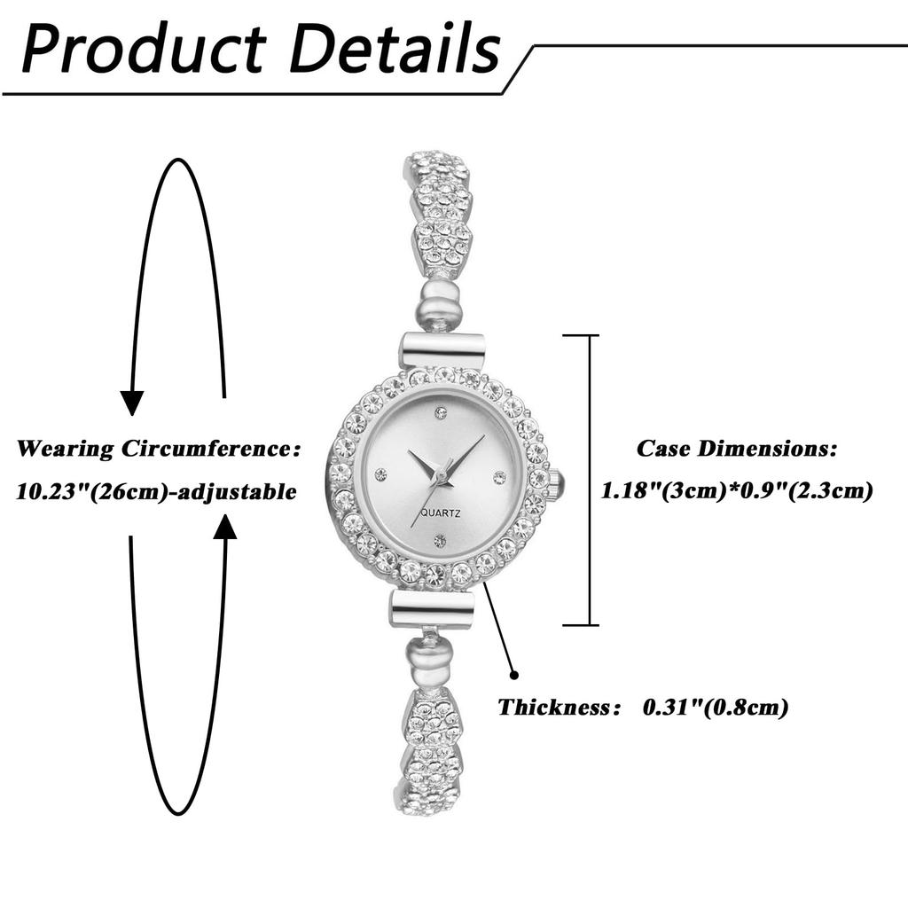 Cute and Stylish Bracelet Alloy Adjustable Fashion Accessories Perfect Gift for Day Women's Watch Analog, Waterproof, Strap, Length, Casual,